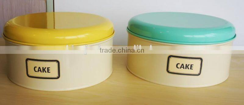 Laundry Power Storage Box / Laundry Tin with cream factory