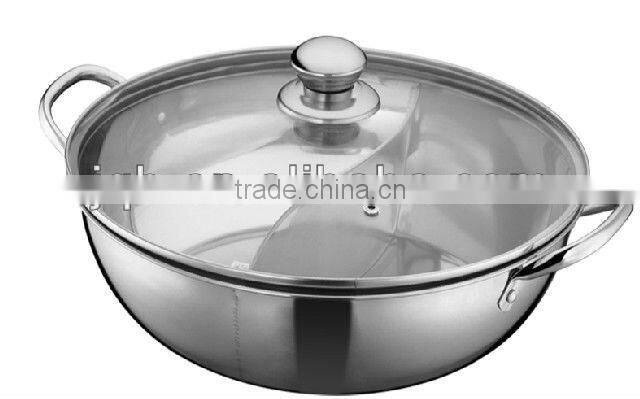 Stainless steel Octagona slag-free hotpot