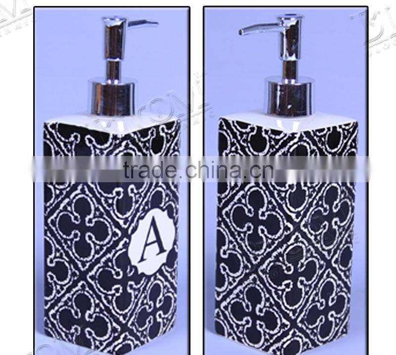 Bath accessories liquid soap dispensers