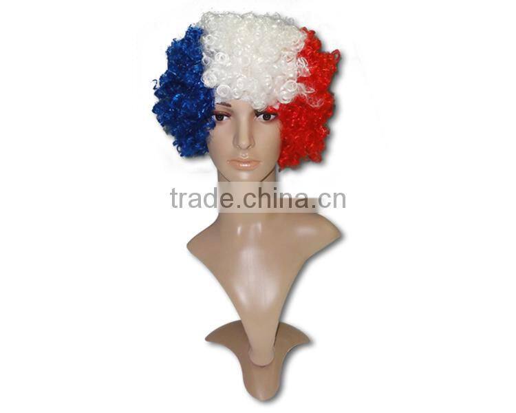 2016 Euro wholesale cheap afro wig custom for party