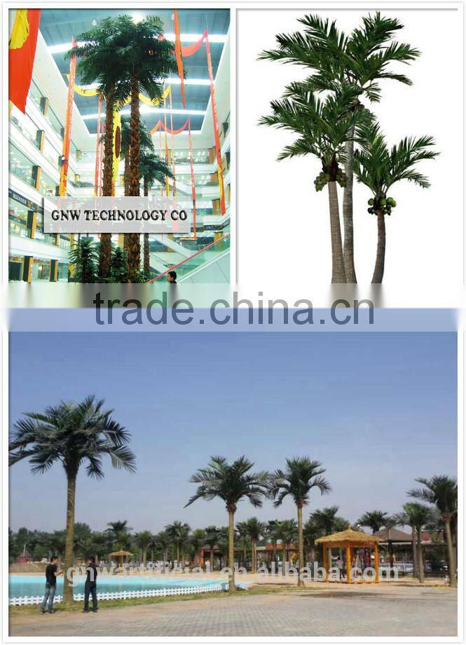 APM030 GNW 18ft outdoor decorative artificial palm trees artificial plant for Landscaping tree decoration