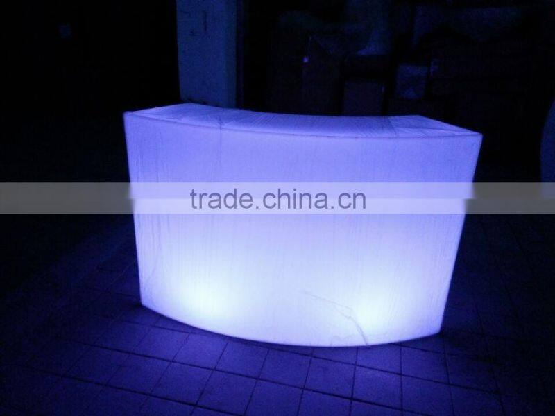 glow led bar / led bar counter / portable bar counterPortable Led Light BarHigh Top Cocktail Table
