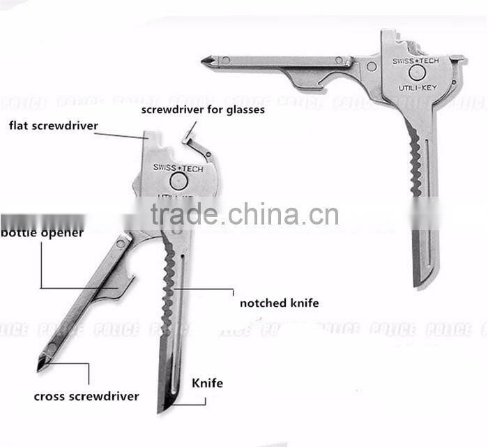 Creative outdoor present Six in one portable Key Knife