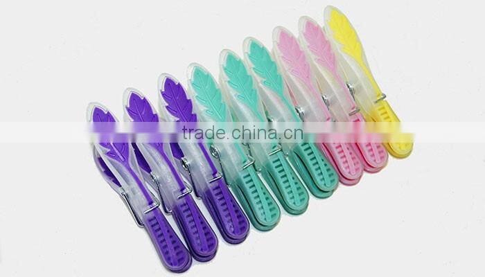 Best selling high quality decorated spring strong printed soft grip clothes pin