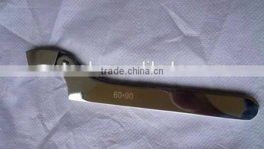High Quality Non-magnetic Stainless Steel Adjustable Hook Wrench
