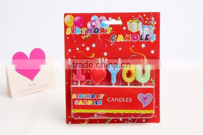 Romontic Character Shape Birthday Candle for Lover