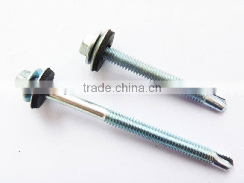 Galvanized Hex Head washer Self-drilling roofing Screws