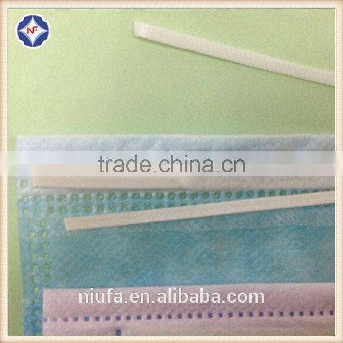 full plastic nose wire for disposable nonwoven face mask