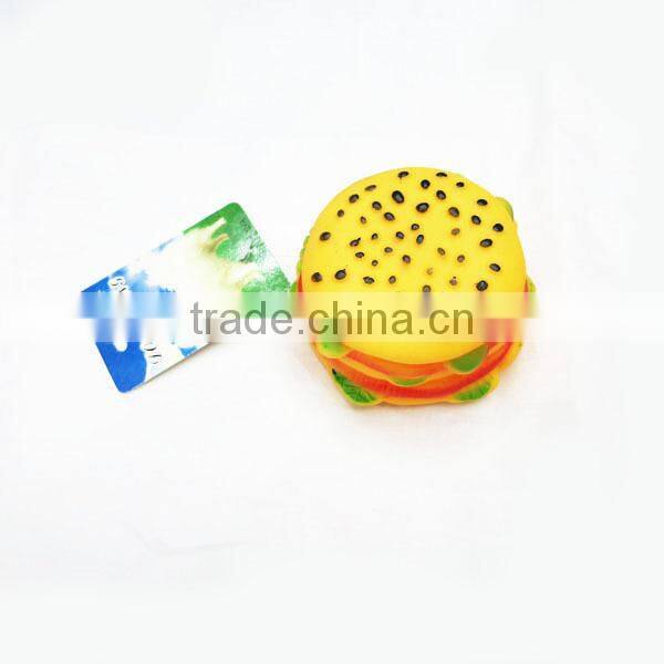 Hamburger Toy Plastic Toy Dog Toy