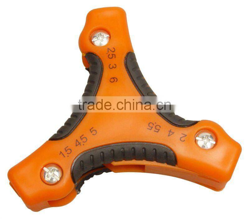 9pc Foldable Hex Key Wrench Set