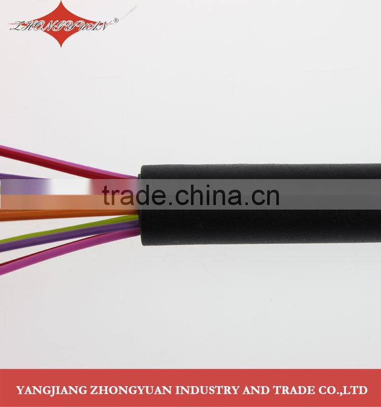 ZY-C1027A 8-inch colorful egg beater mini silicone coated wires egg whisk with plastic handle