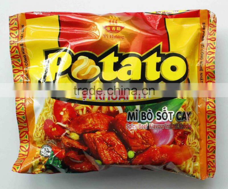 Chicken flavour instant noodles