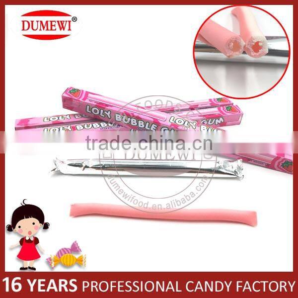 Double Colors Stick Loly Long Bubble Gum
