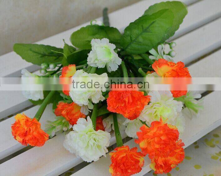 40cm 11 Stems Promotional Silk Carnation Artificial Flower