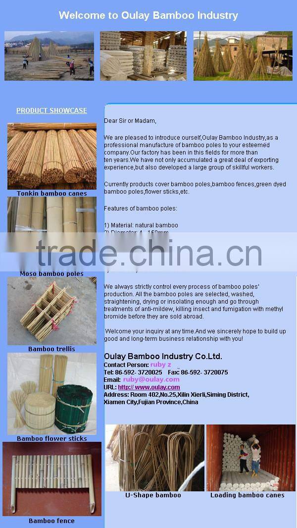 bamboo flowers support trellis for decoration garden