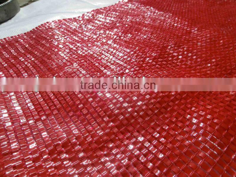 Fruit mesh bags with darwstring, raschel mesh sack for fruits