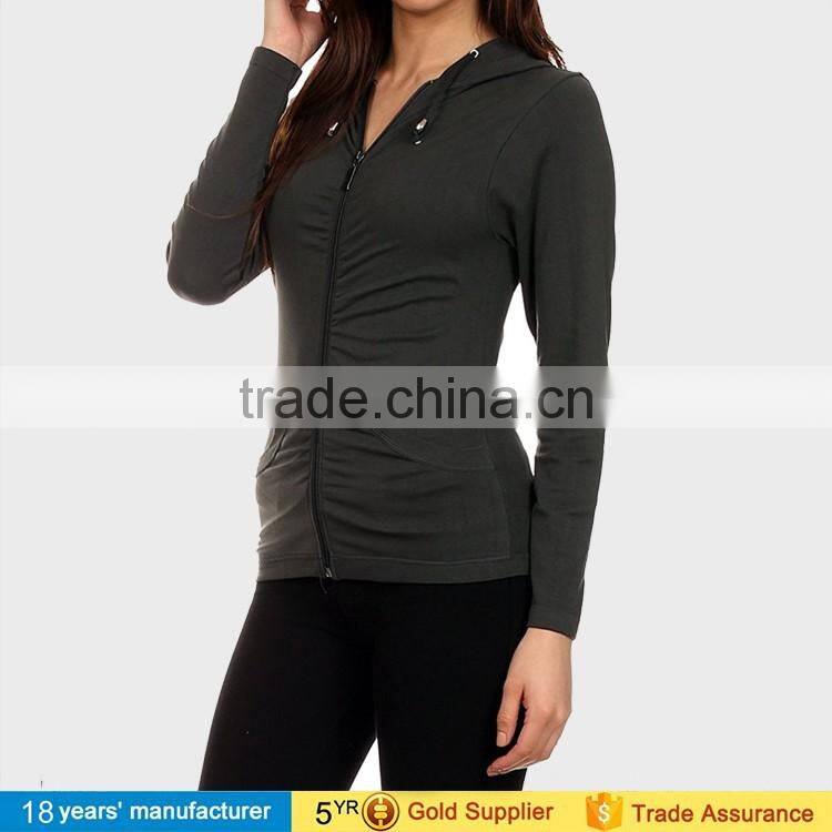 Women Autumn Sweater Thicken Embossed Print Pullovers Zipper Hoodie Moleton Coat