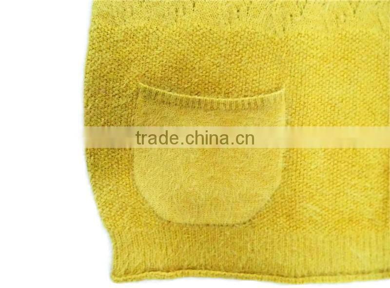 Wool&Acrylic womens knitted sweater pullover