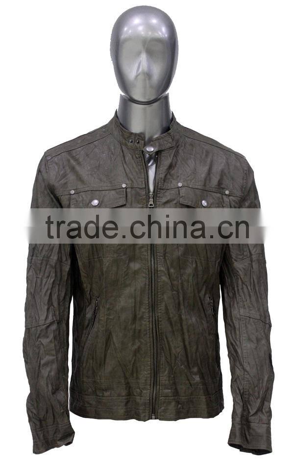 ALIKE pu jacket for men man city jacket