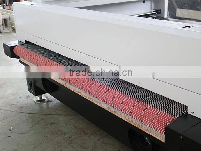 High speed auto feeding co2 tube fabric leather laser cutting machine price
