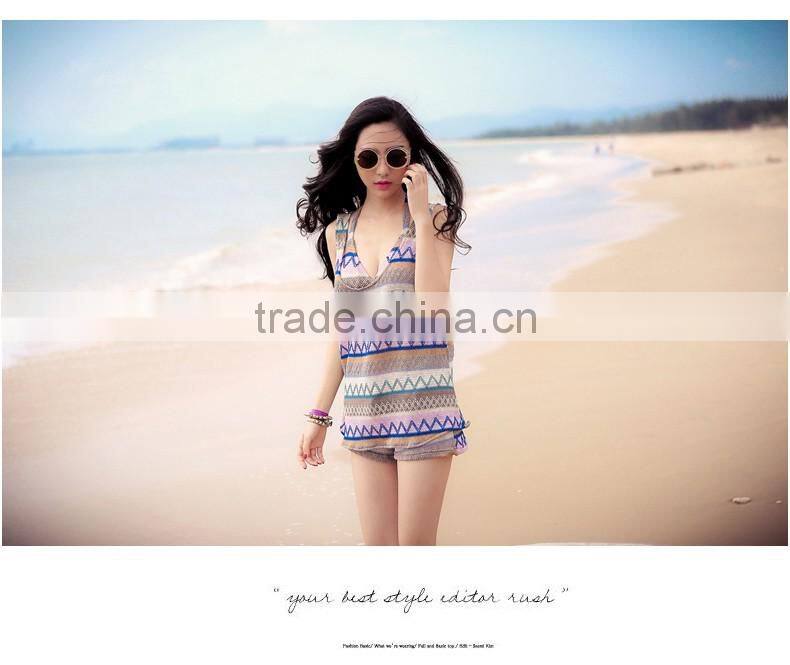 Women custom sexy swimwear swimsuit three pieces