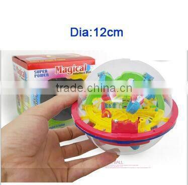 Hot 3D Space Traveller Intellect Ball Balance Maze Game Puzzle Toy 100 Barriers