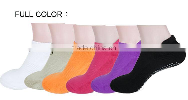 semi-Terry organic cotton anti-slip yoga socks