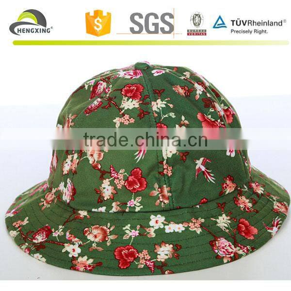 New Bucket Hat Tropical Floral Hawaii Fishing Sun Cap