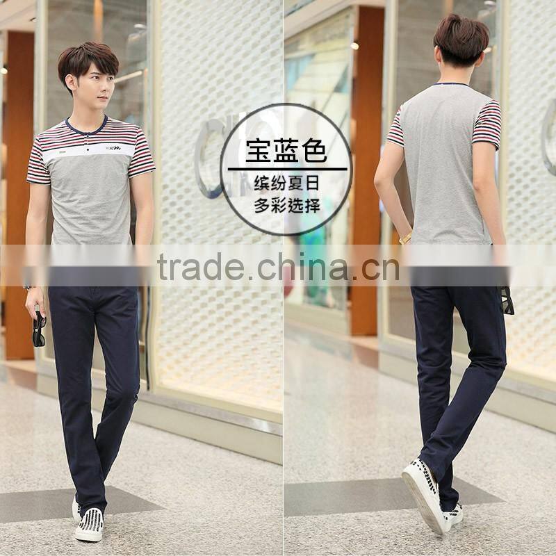 2016new promotional men's casual pants trousers cotton Korean Slim