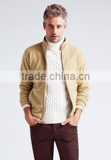 Men's Full zip Jacket Active windproof Men custom Polar fleece jacket wholesale fleece jacket