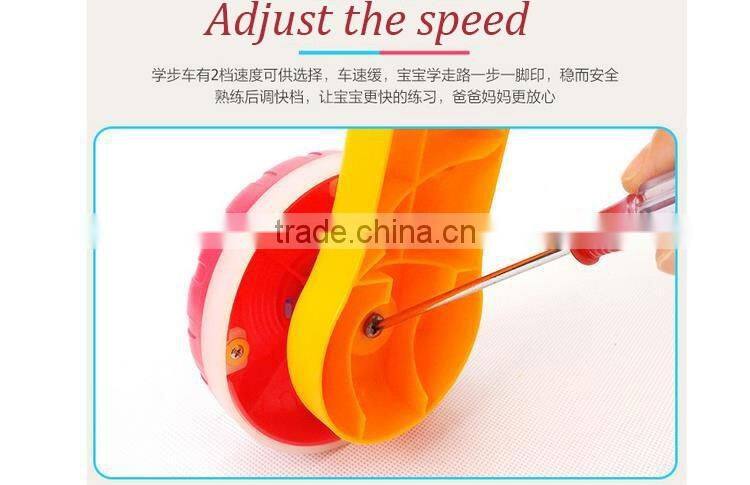 Wholesale Multi-function Plastic Push Baby Walker with music