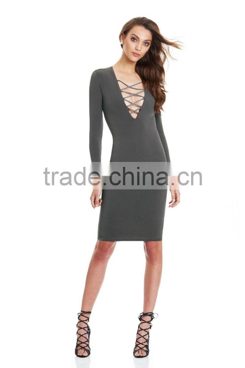 New design Women Sexy Bandage Bodycon Pencil Evening Party Club Dress