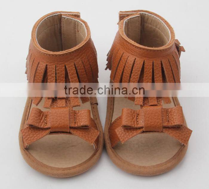 Lovely Wholesale Genuine leather handmade unisex baby sandals