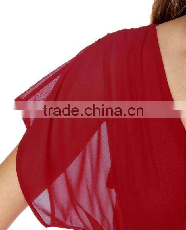 Chiffon Ruched Bodycon dress FJ201212