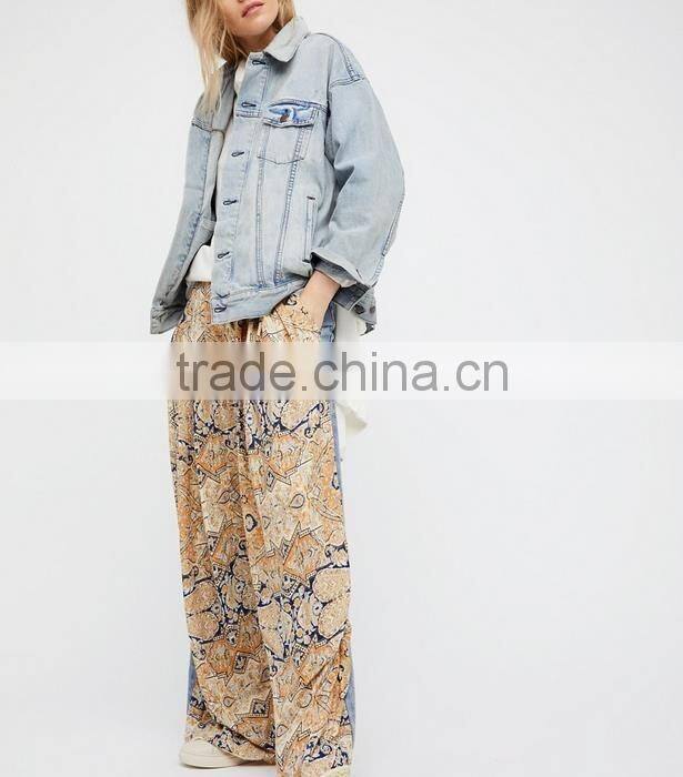 High quality jeans high Waist Long Wide Leg Leisure Jeans with zipper 2017 new model jeans pants for woman