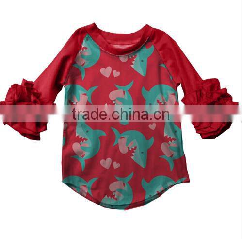 2016 boyi mom and me clothing chritamas mom and me raglan shirt , tee shirt for santa