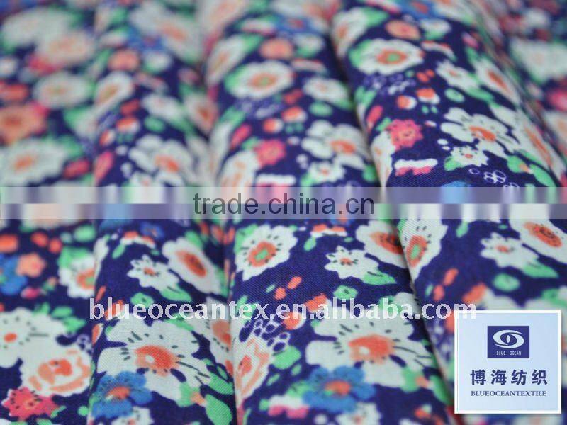 100% Cotton Cambric Fabric Printed Cotton Voile 60x60/90x88 70GSM 2OZ Bohemia Style,Factory In Huzhou
