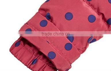 Spot Red Winter Bear Powder Coating Coats With Fur Hood 2014