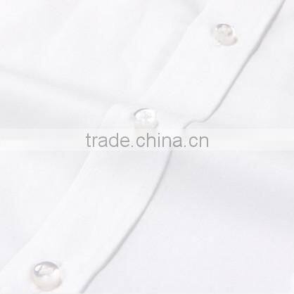 2017 Gentlemen style french cuff open-neck men dress shirt