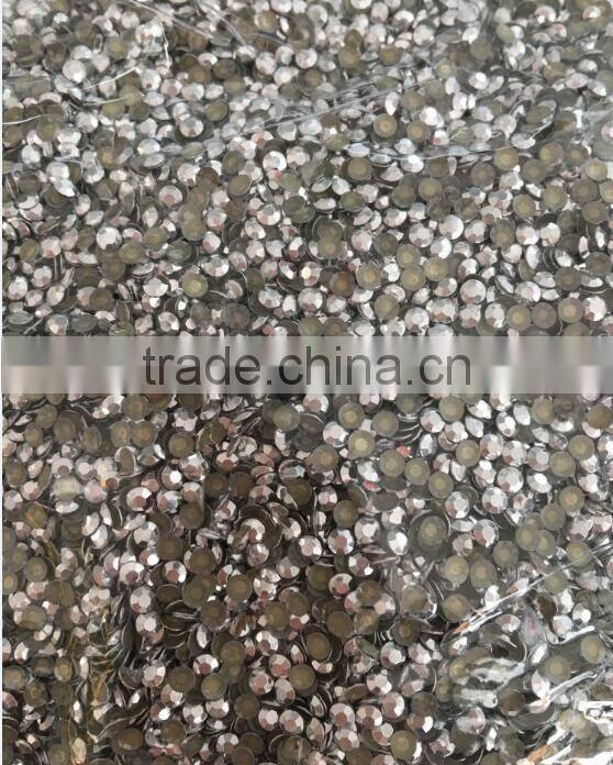 2mm 3mm 4mm 5mm 6mm red multi-colored hot fix rhinestud octagon