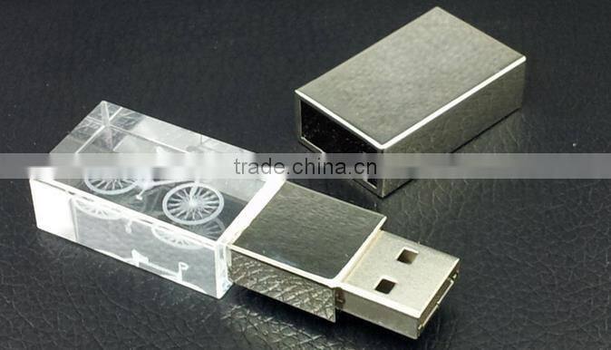 Promotional gift crystal mini usb flash drive USB For Company Gift
