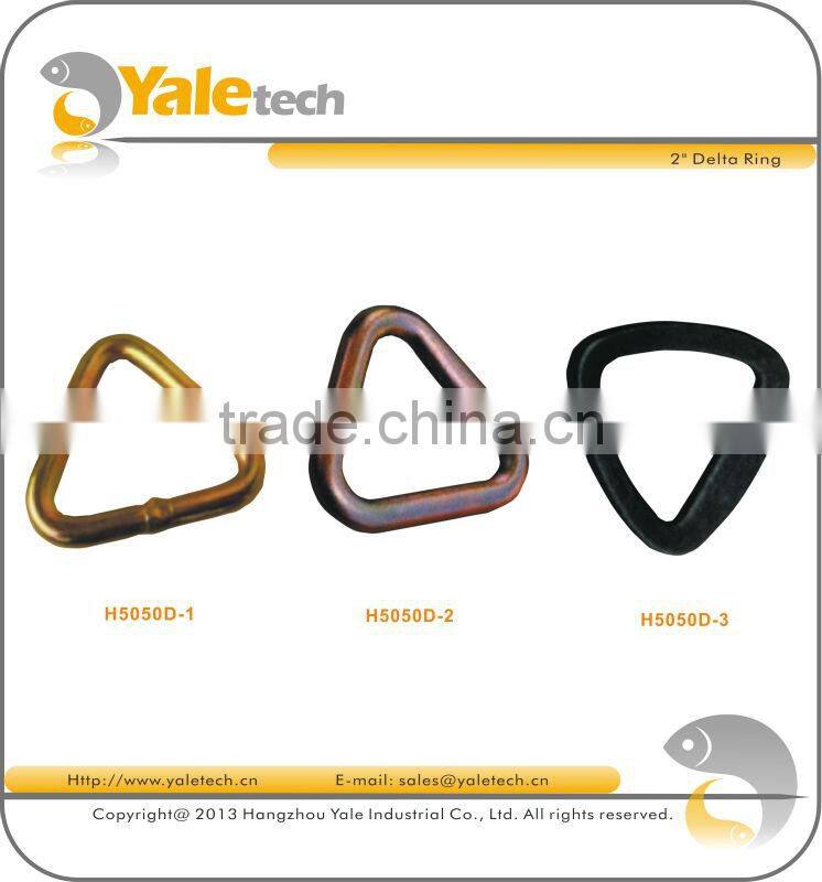 2" rigging hardware delta ring for ratchet strap(cargo lashing)