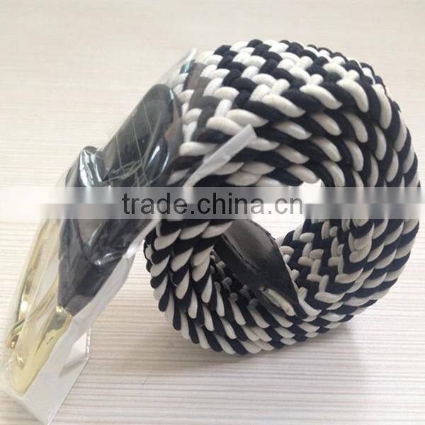 braided elastic canvas stretch belt