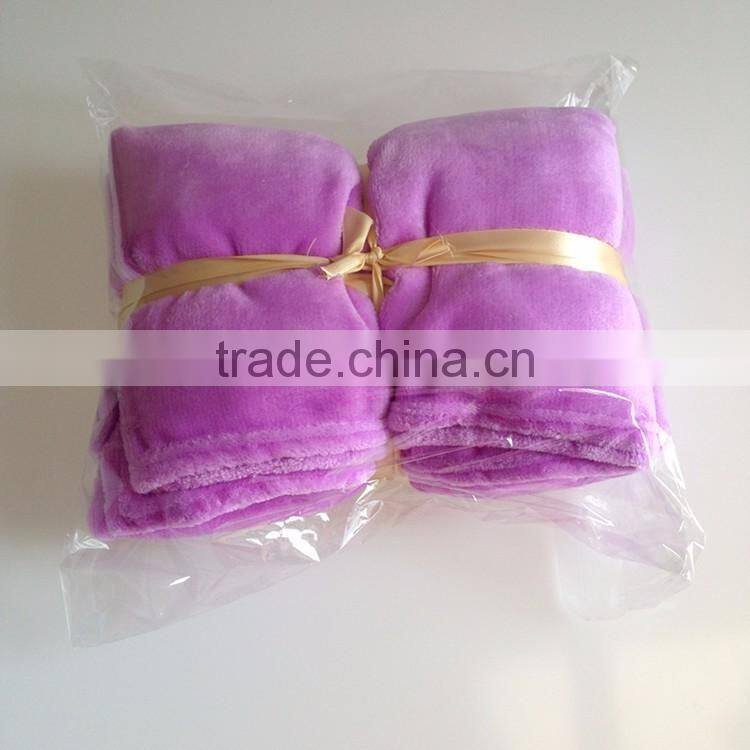 100% polyester blanket custom soft plush travel blanket wholesale