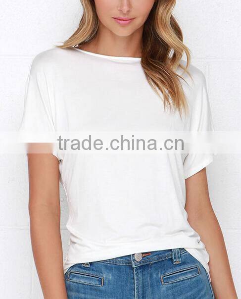Special Street Style White V shape T shirt