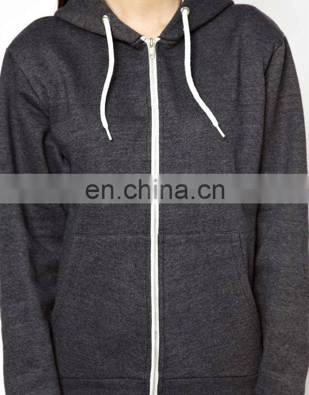 CHEFON Lady Fashion Custom Zip Hoodie in Jersey Marl CAH0010
