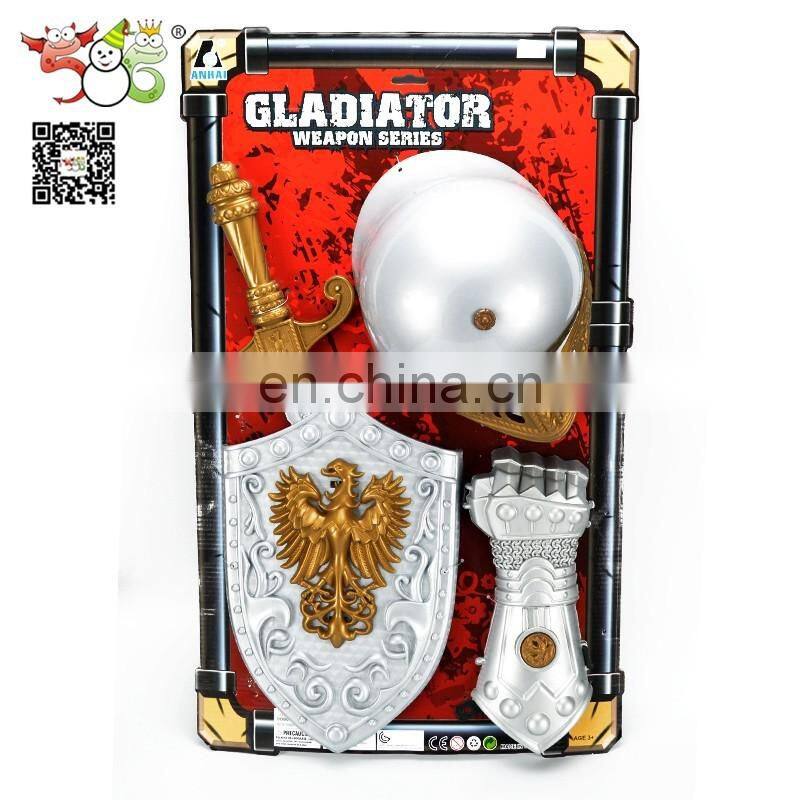 wholesale PVC medieval viking sword and shield set toys