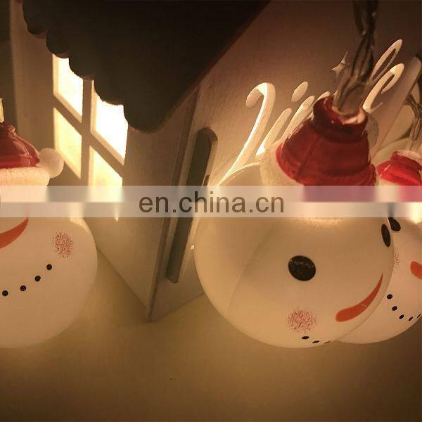 2M 10LED Snowman Indoor outdoor decoration light , LED christmas laser light for celebration