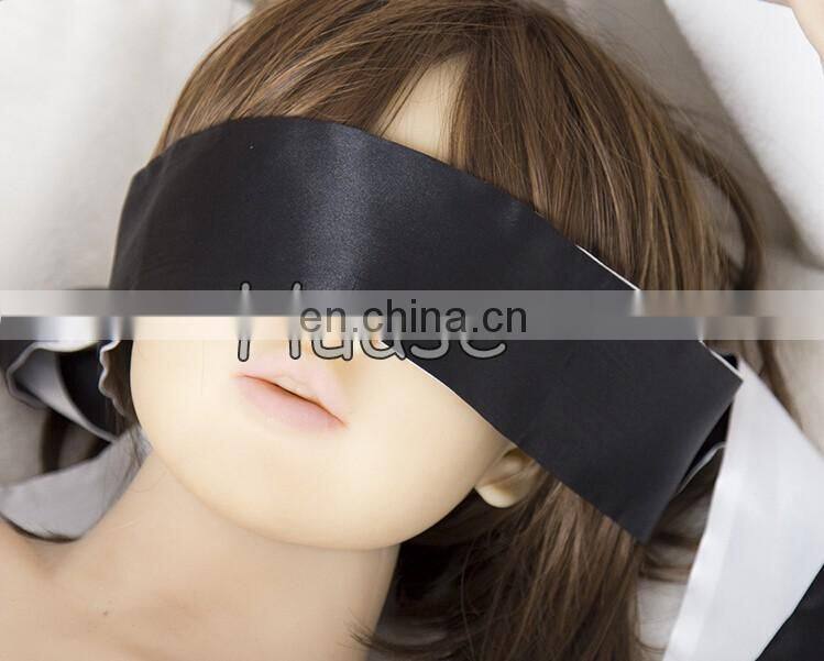 Sexy White & Black Long Blindfold, Satin Blindfold Satin Tie