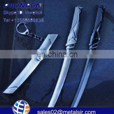 japan anime figure movie metal keychain pendant